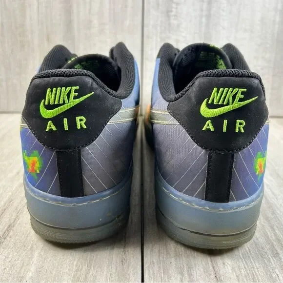 RARE Nike Air Force 1 Comfort PRM Weatherman Sneaker 599457-100 Mens Size 14